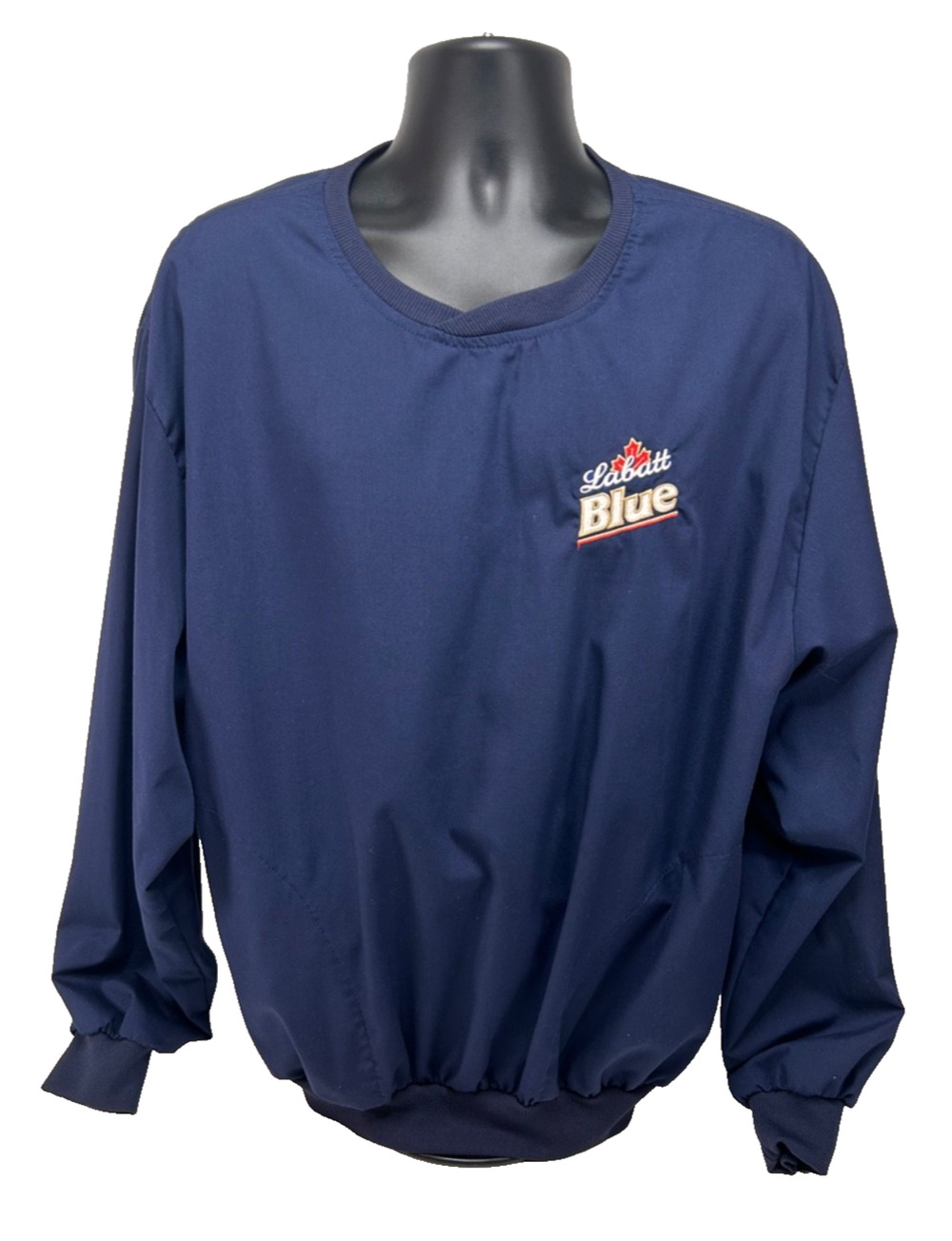 Vintage Labatt Blue Windbreaker Golf Jacket Buffalo NY King Louis USA Golf Bills